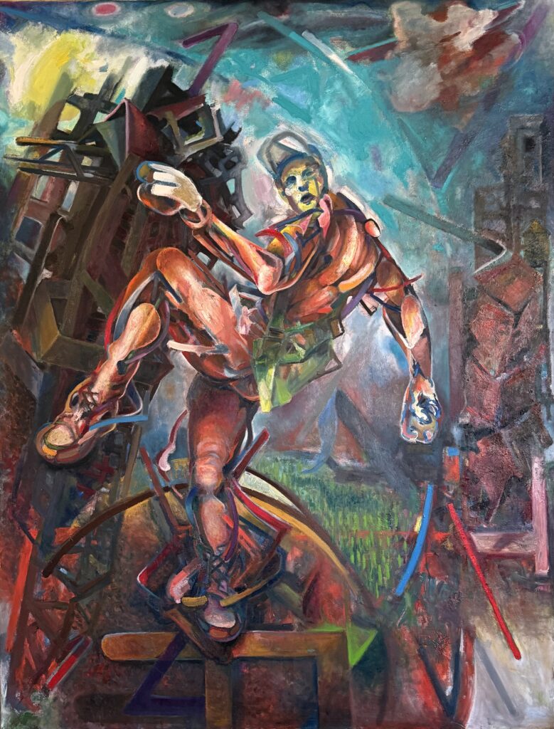 Elhanan, The Pitcher Oil on Canvas 78"x60"