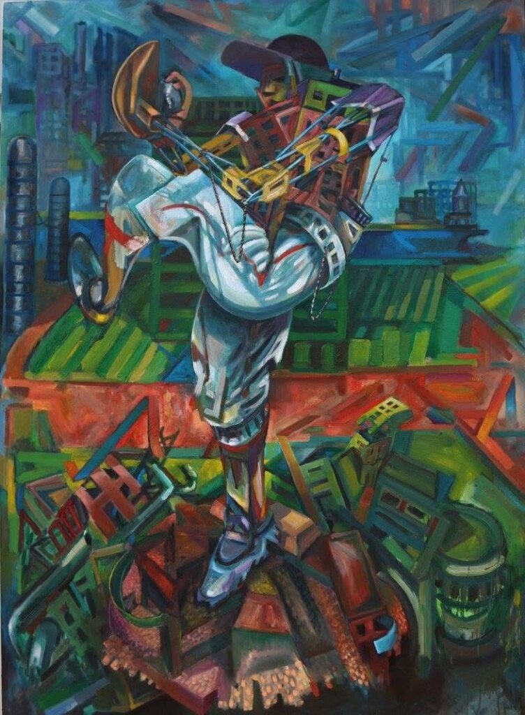 The Pitcher, Oil on Canvas, 2016-2017