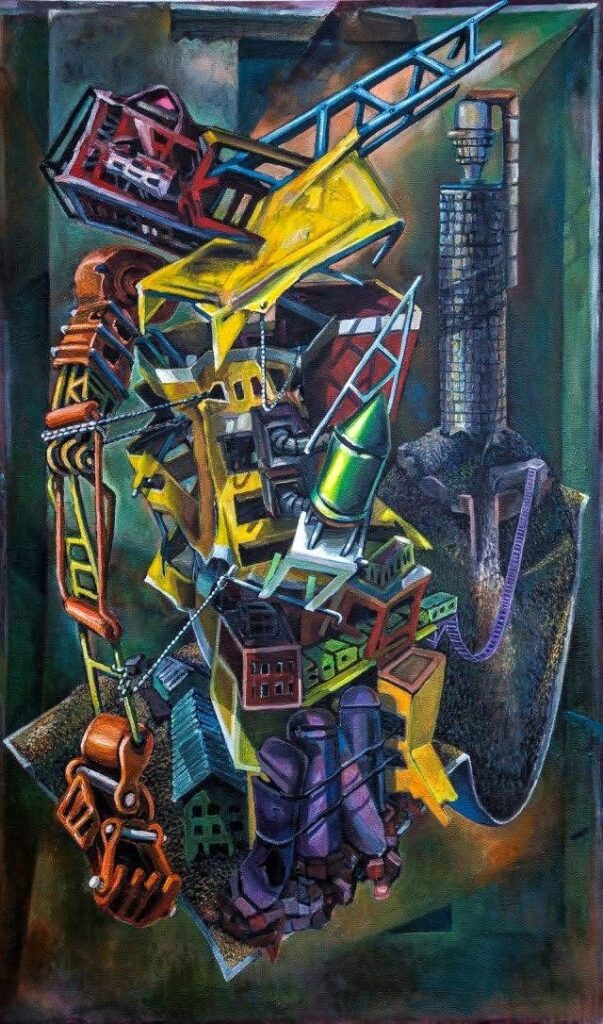 Unbowed, The Factory, Oil on Canvas 2014-15