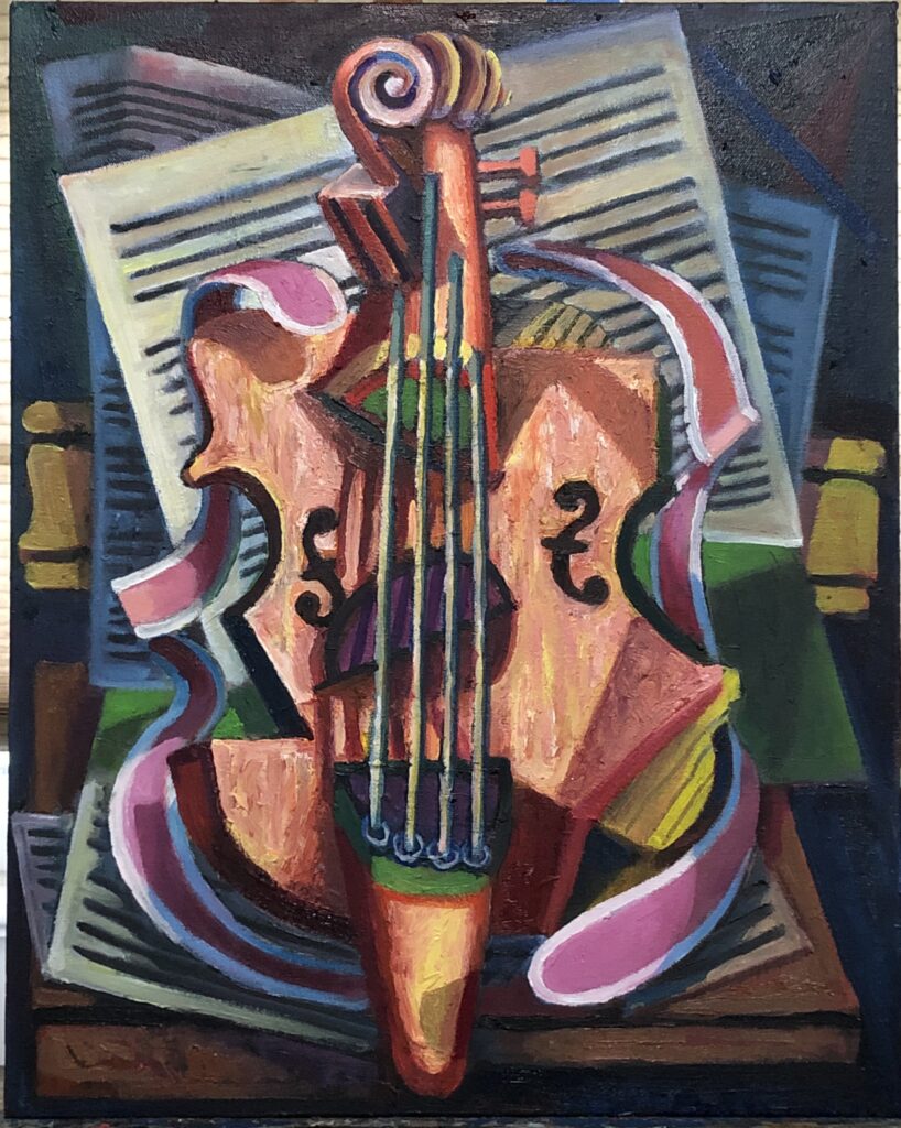 Violin #10, Oil on Canvas, 2020