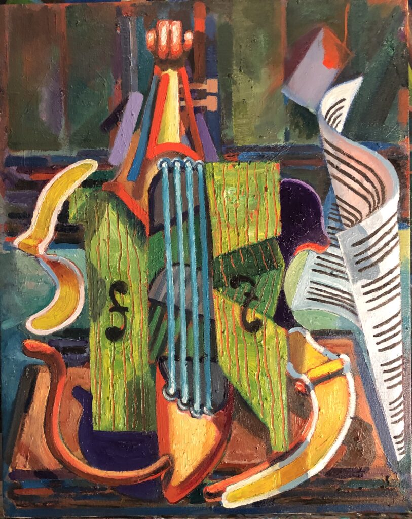Violin #7, Oil on Canvas, 2020